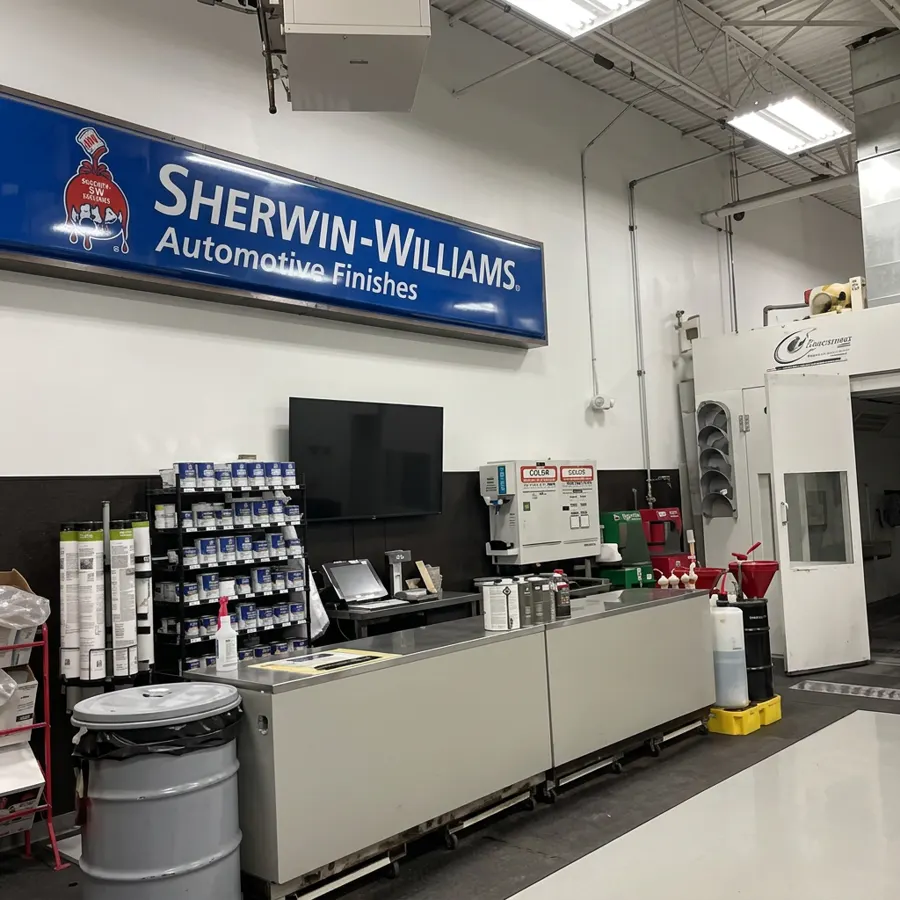 Paint mixing station carlisle pa at Heritage Collision & Auto Body in Carlisle, PA